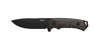 El WOOX Rock 62 es un cuchillo de hoja fija de alta resistencia, con acero Uddeholm Sleipner, acabado negro, y empuñaduras en Micarta, ideal para aventuras.